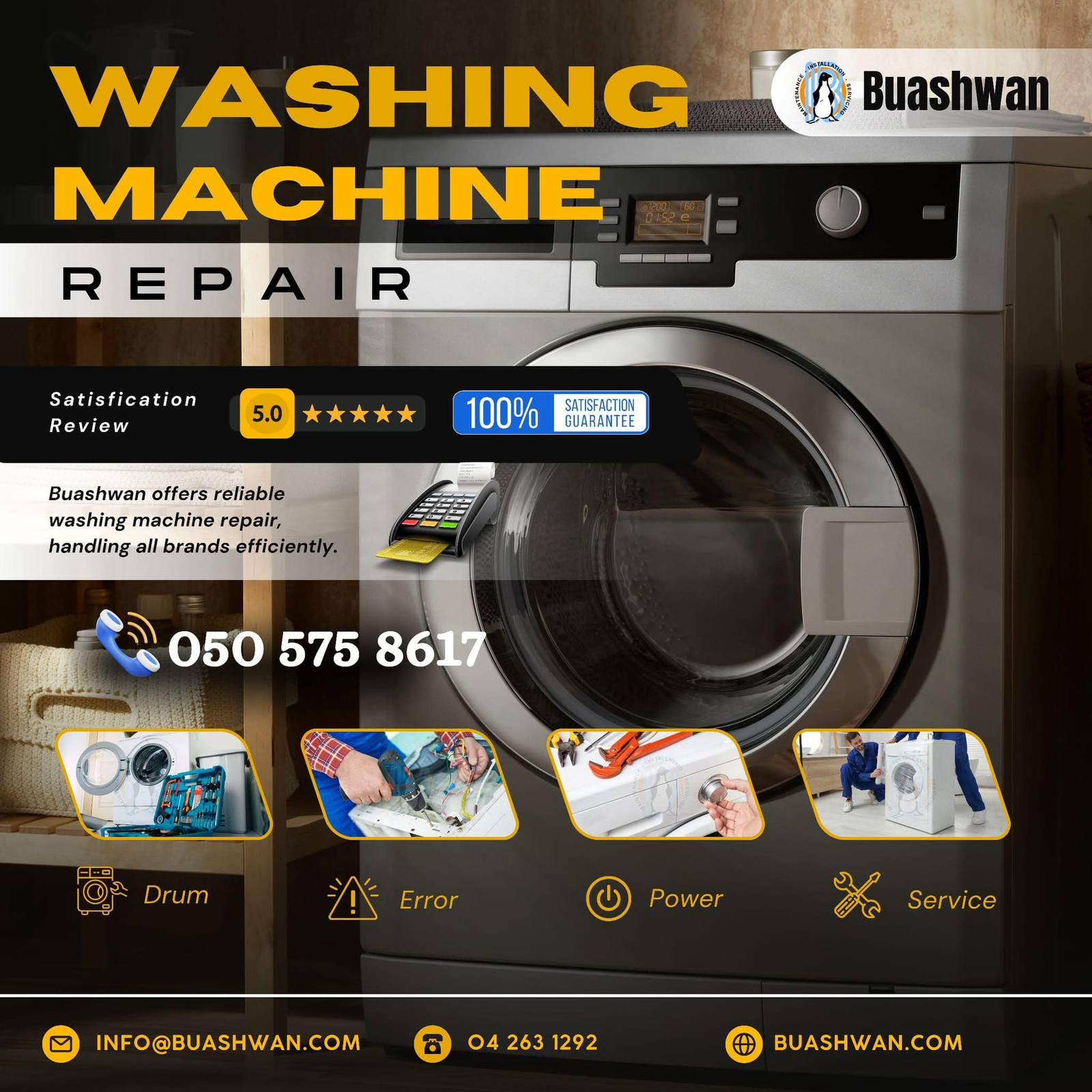 Best Washing Machine Repair In Dubai Marina: 4 Common Issues