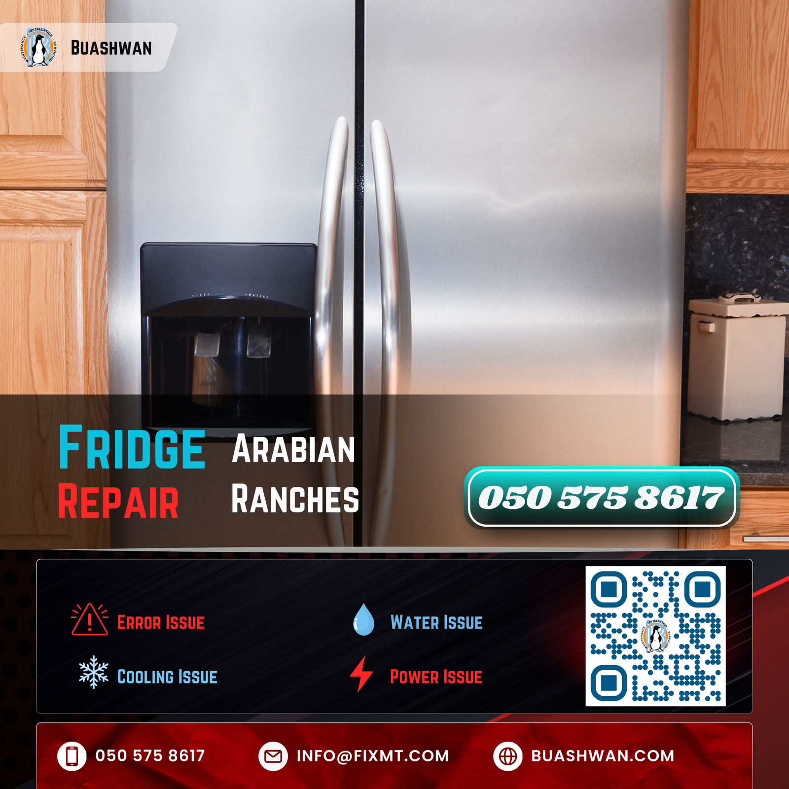 Fridge Repair In Arabian Ranches