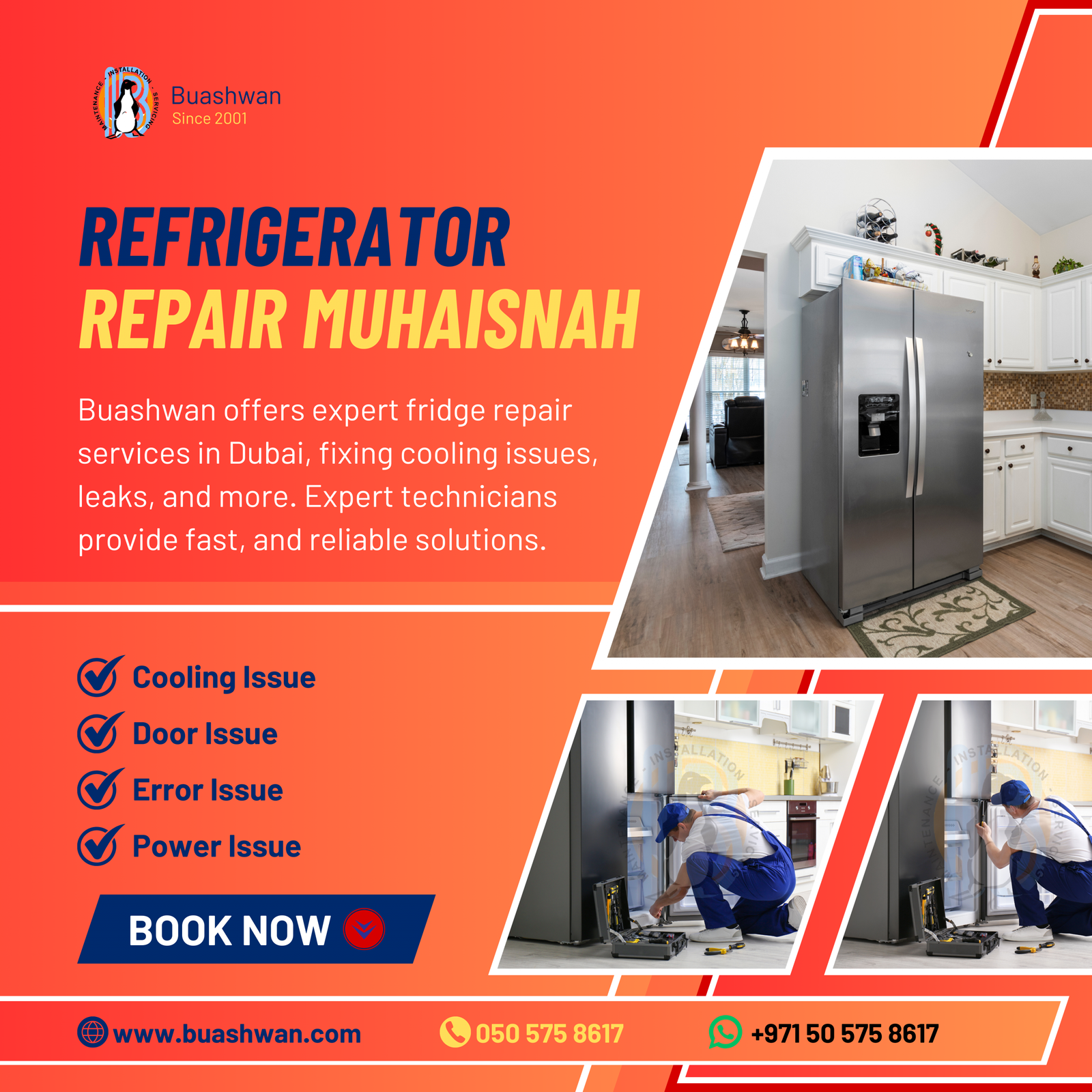 fridge repair muhaisnah
